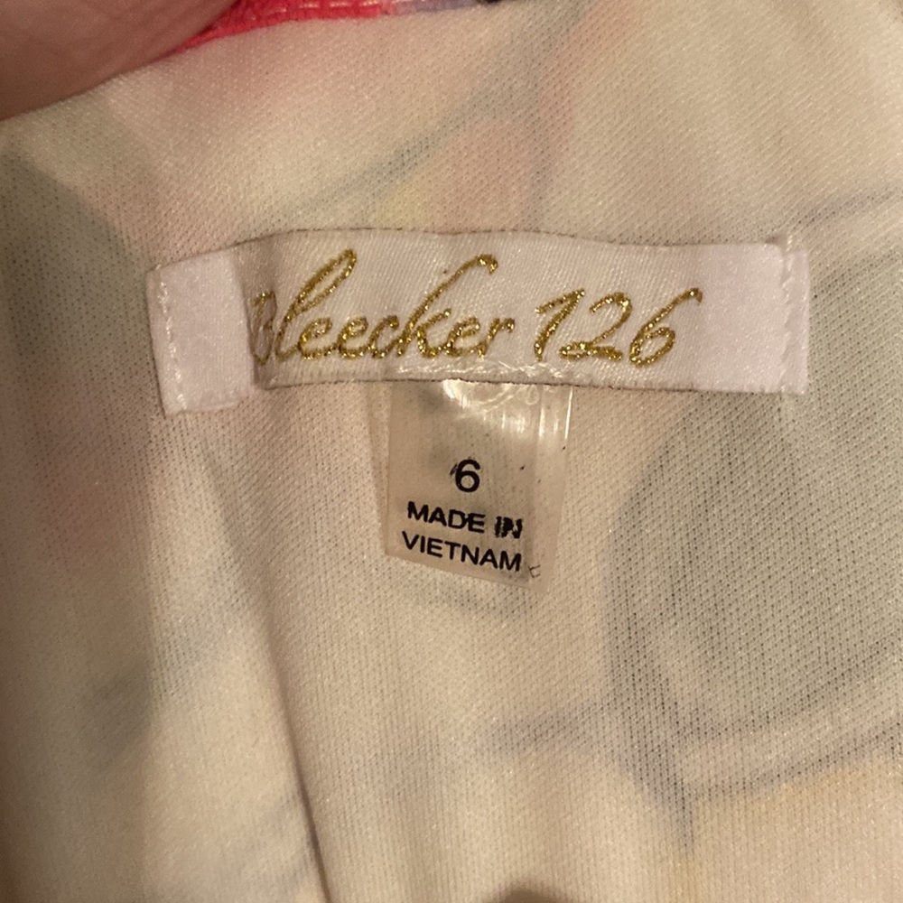 Bleeker 126 White Floral Tiered Midi Dress - Picture 6 of 7